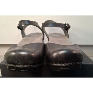 Dansko Black Leather Flats
